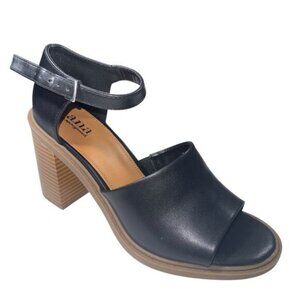 ana a new approach Pixley Black block heel woman's shoes SZ/ 9M